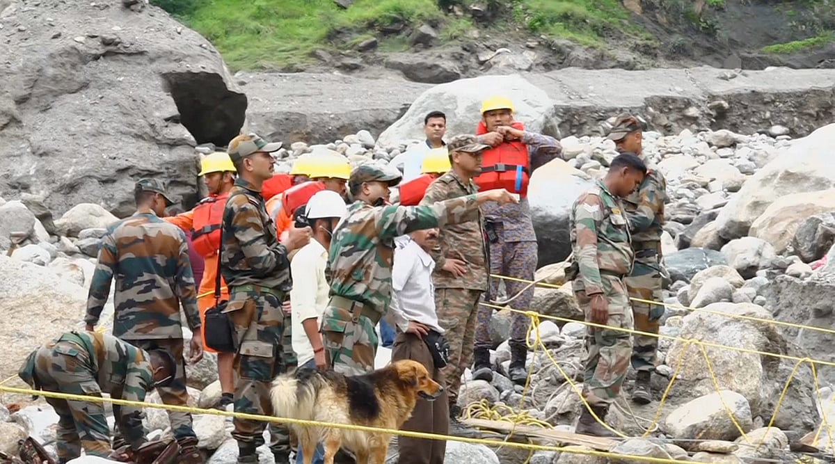 PTI : rescue operation for missing people in Himachal Pradesh